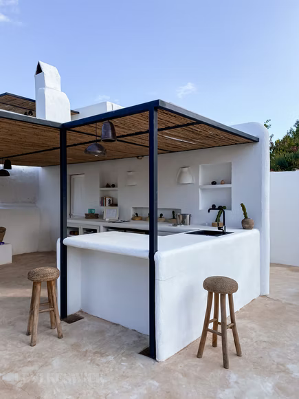 Traditional Ibizan architecture Outdoor bar