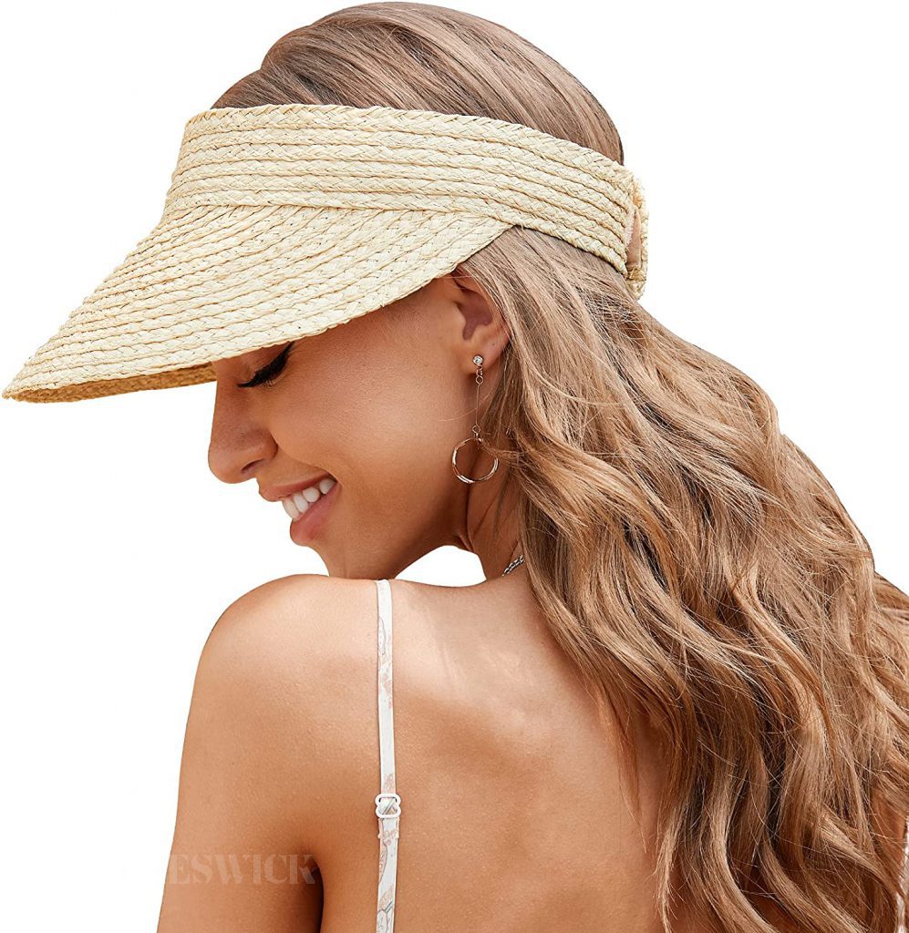 Straw Visors for Women