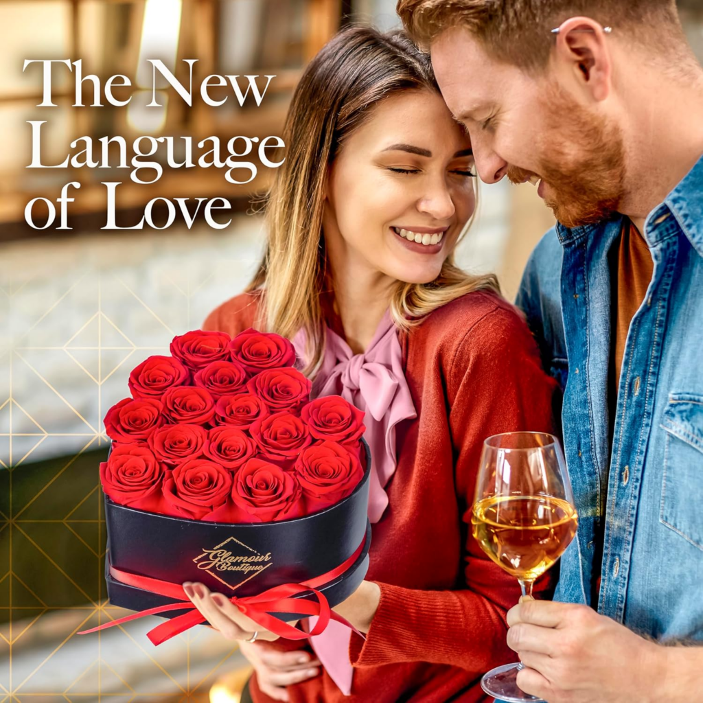 Forever Flower Heart Box