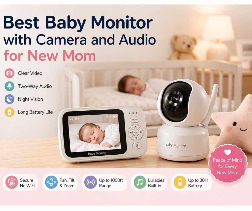 Best Baby Monitor with Camera and Audio for New Moms