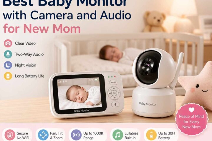 Best Baby Monitor with Camera and Audio for New Moms