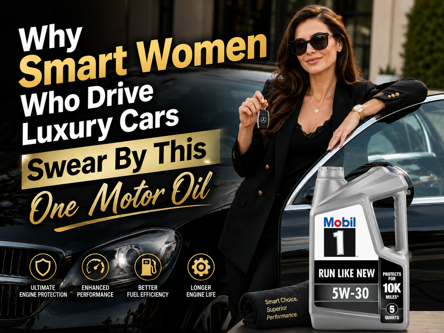 Why Smart Women Who Drive Luxury Cars Swear By This One Motor Oil