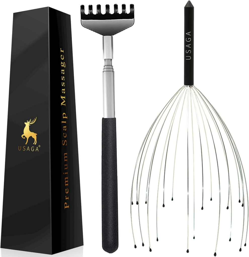 USAGA 20 Fingers Head Massager