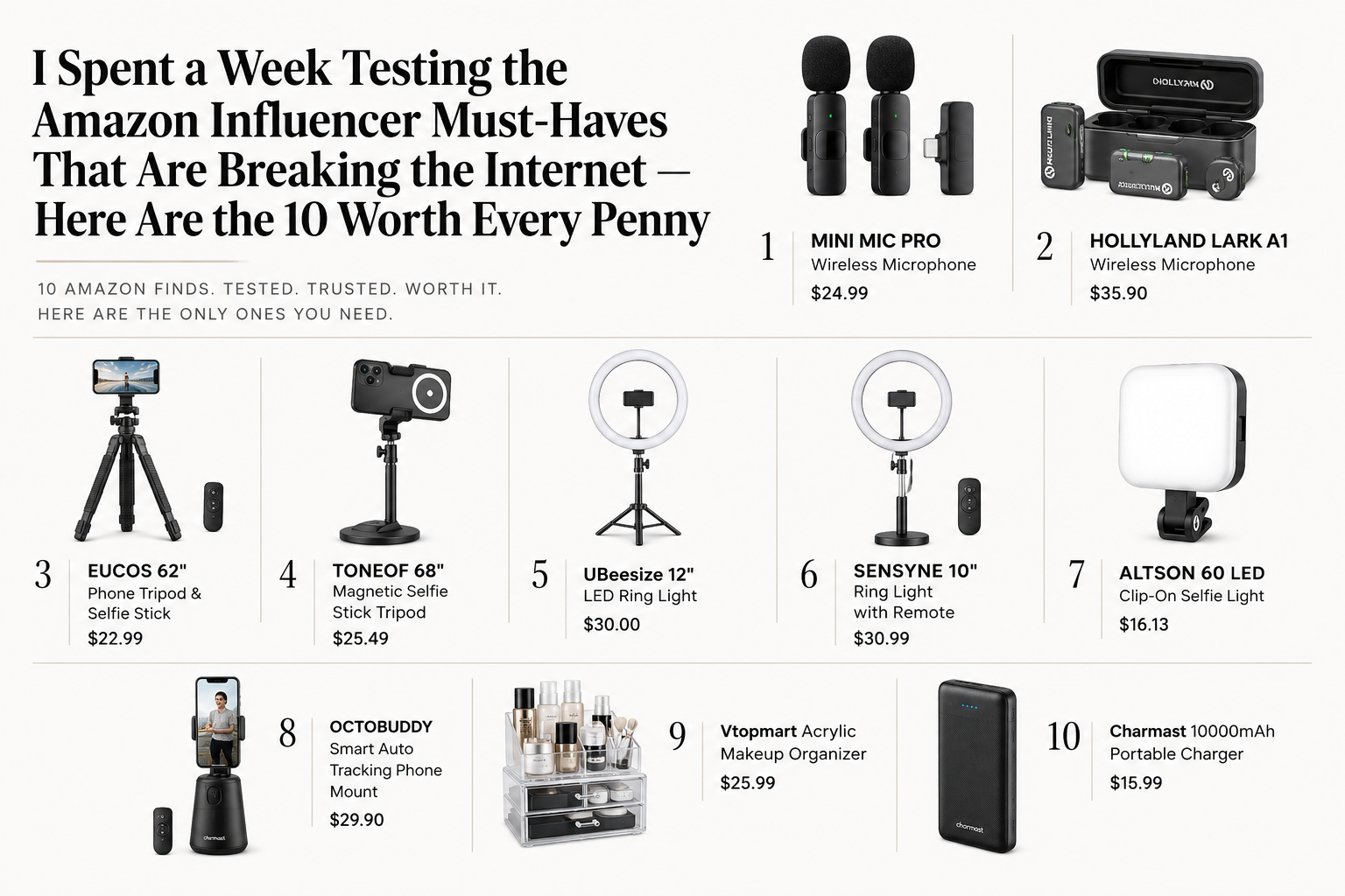 Amazon Influencer Must-Haves