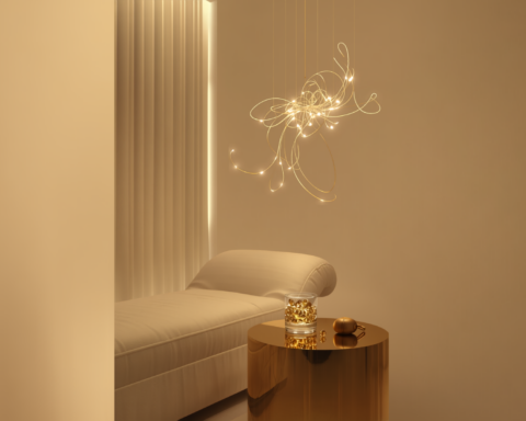 brain wealth luxury wellness trend elegant minimalist spa interior with nootropics